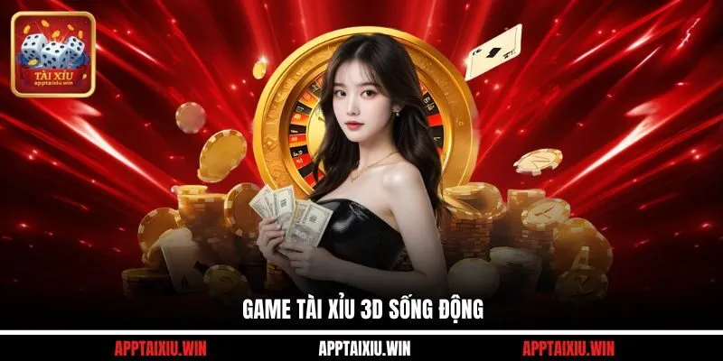 Game tài xỉu 3D sống động