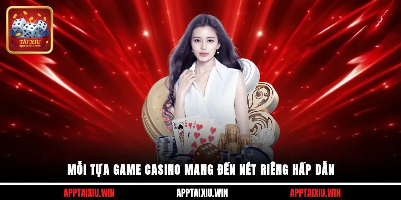 Gemwin 2 Mỗi tựa game casino mang đến nét riêng hấp dẫn